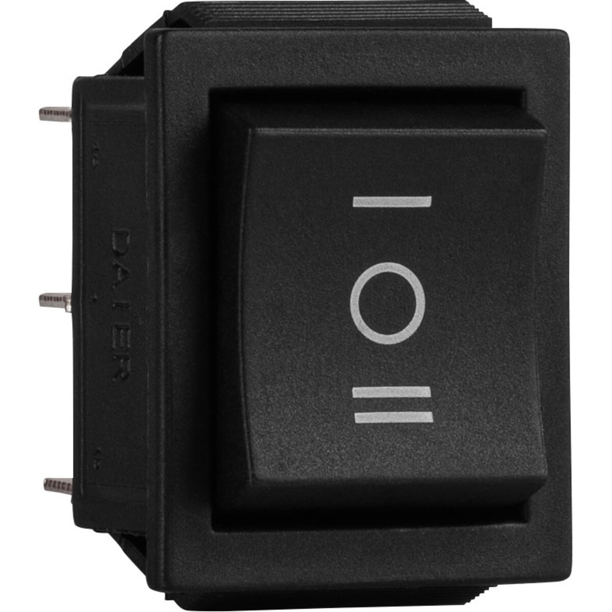 DPDT 3 Position Momentary Rocker Switch 20A 125 VAC with Center Off